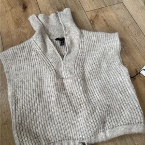 Cropped Sweater Vest